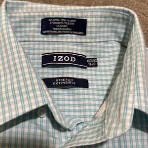 Boys size XL Izod long sleeve dress shirt